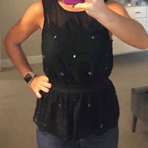 Anthropologie black top